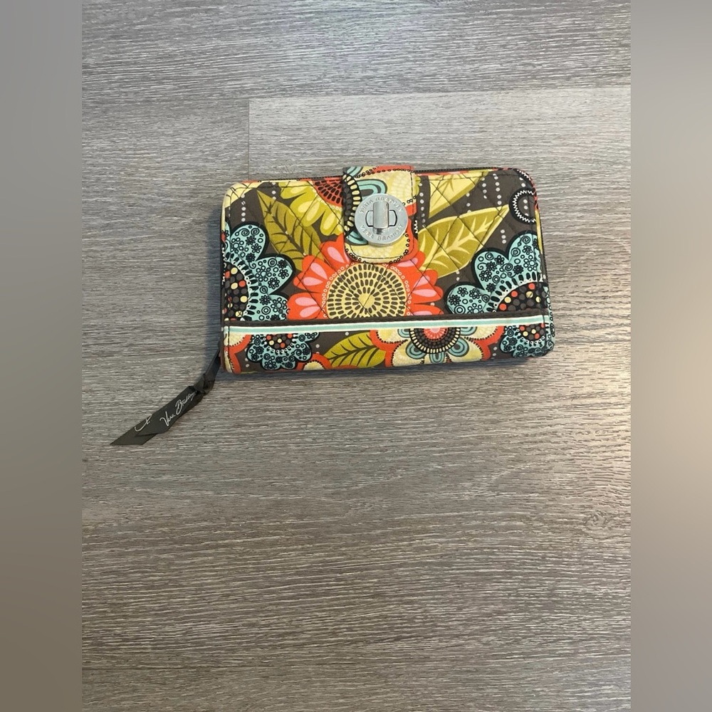 Vera Bradley turn lock wallet